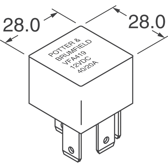 1432795-1 TE Connectivity Potter & Brumfield Relays  Power Relays Over 2 Amps